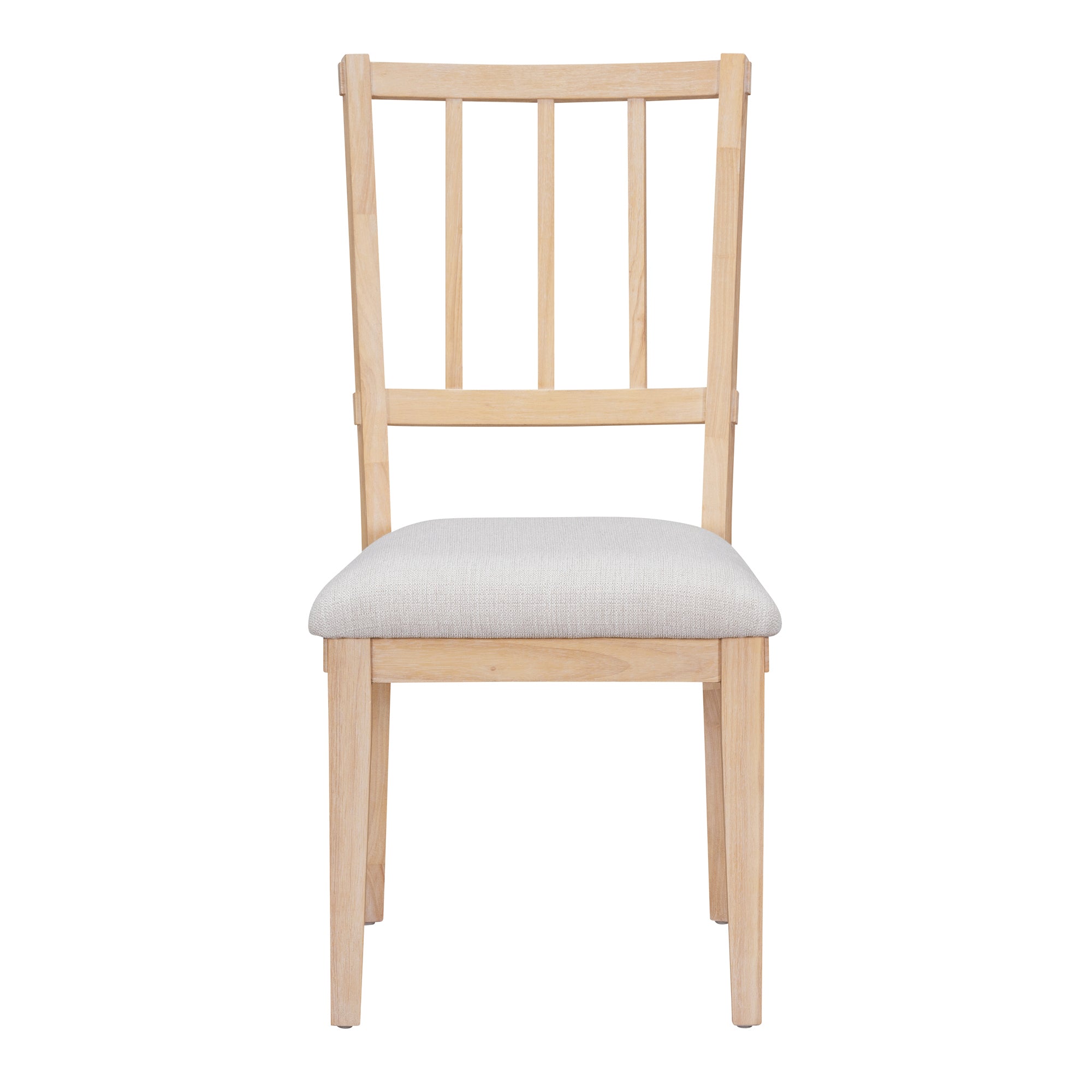 TREXM 5-piece Rustic Charm Round Dining Set with 3 Upholstered Chairs and Curved Bench for Dining Room, Kitchen and Living Room (Natural)