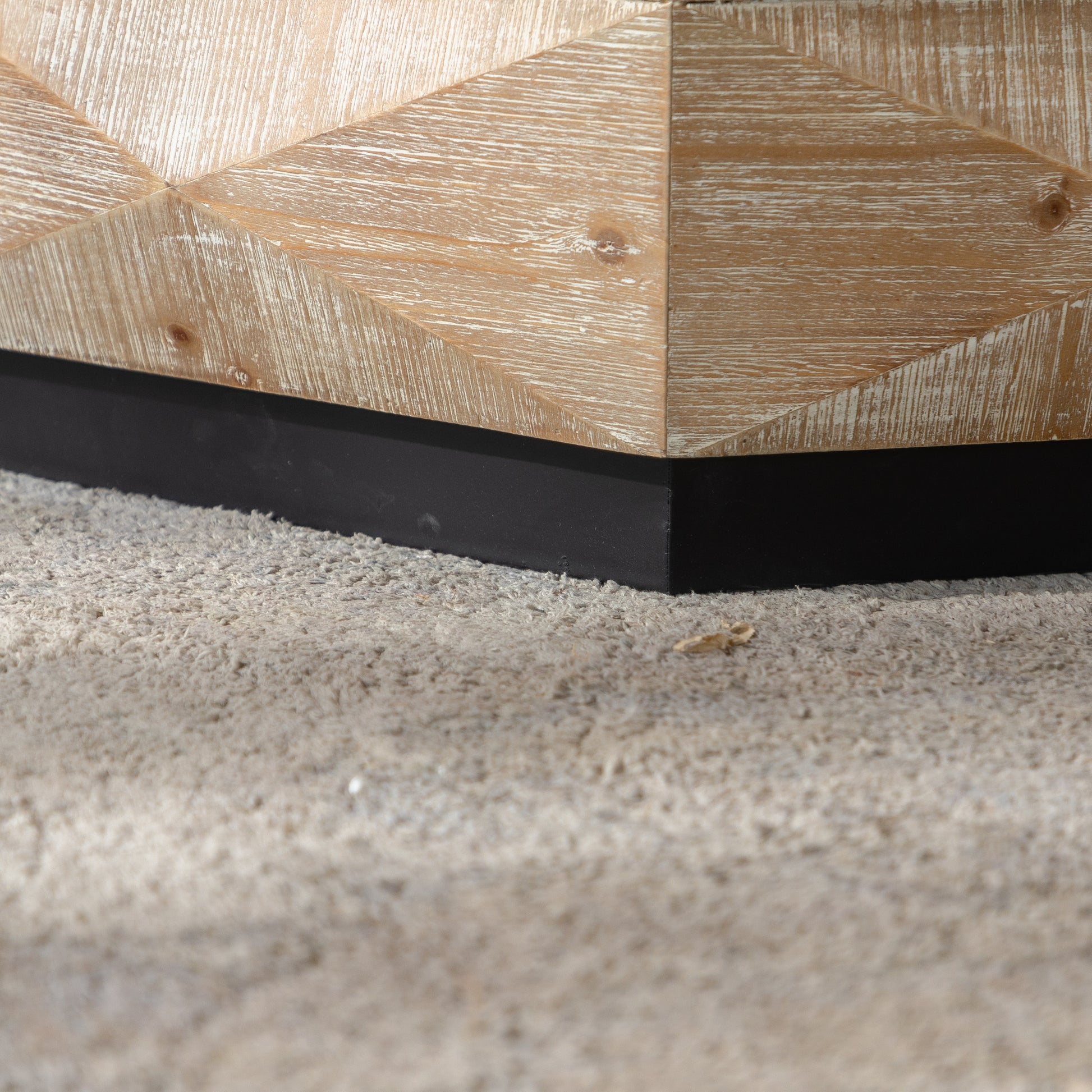 Octagon Coffee Table,38' Retro Style Wood Center Table with Three-Dimensional Embossed Pattern,Rustic Cocktail Table Center Large Circle Coffee Table for Living Room Home