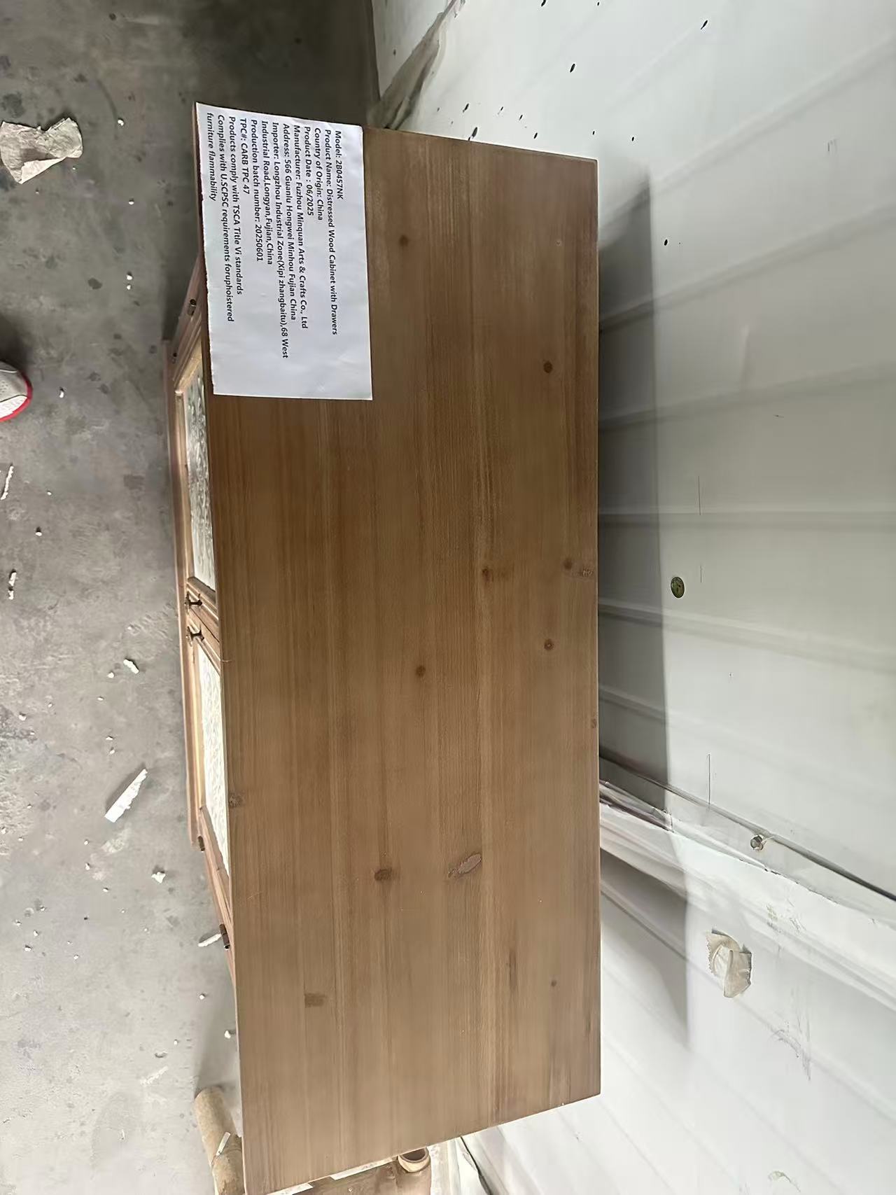 Rustic Vintage Accent Cabinet with Carved Floral Panels, Distressed Wood Sideboard with Drawer and Double Doors, Farmhouse Storage Cabinet for Living Room, Entryway, or Bedroom