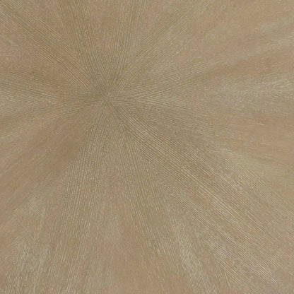 Sadie Round Coffee Table Reclaimed Greige Finish MDF Wood Veneer 36 Inch Coffee Table