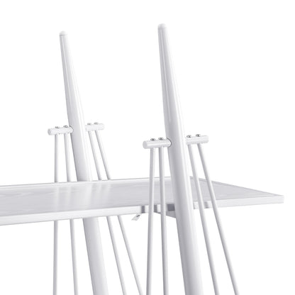 Sailboat-Inspired Bookshelf, 70.87 inch Industrial 4-Tier Open Storage Shelf with Drawer, Wooden & Metal Freestanding Bookcase, Sturdy Display Rack for Living Room, Office & Home Decoration. - Groovy Boardz