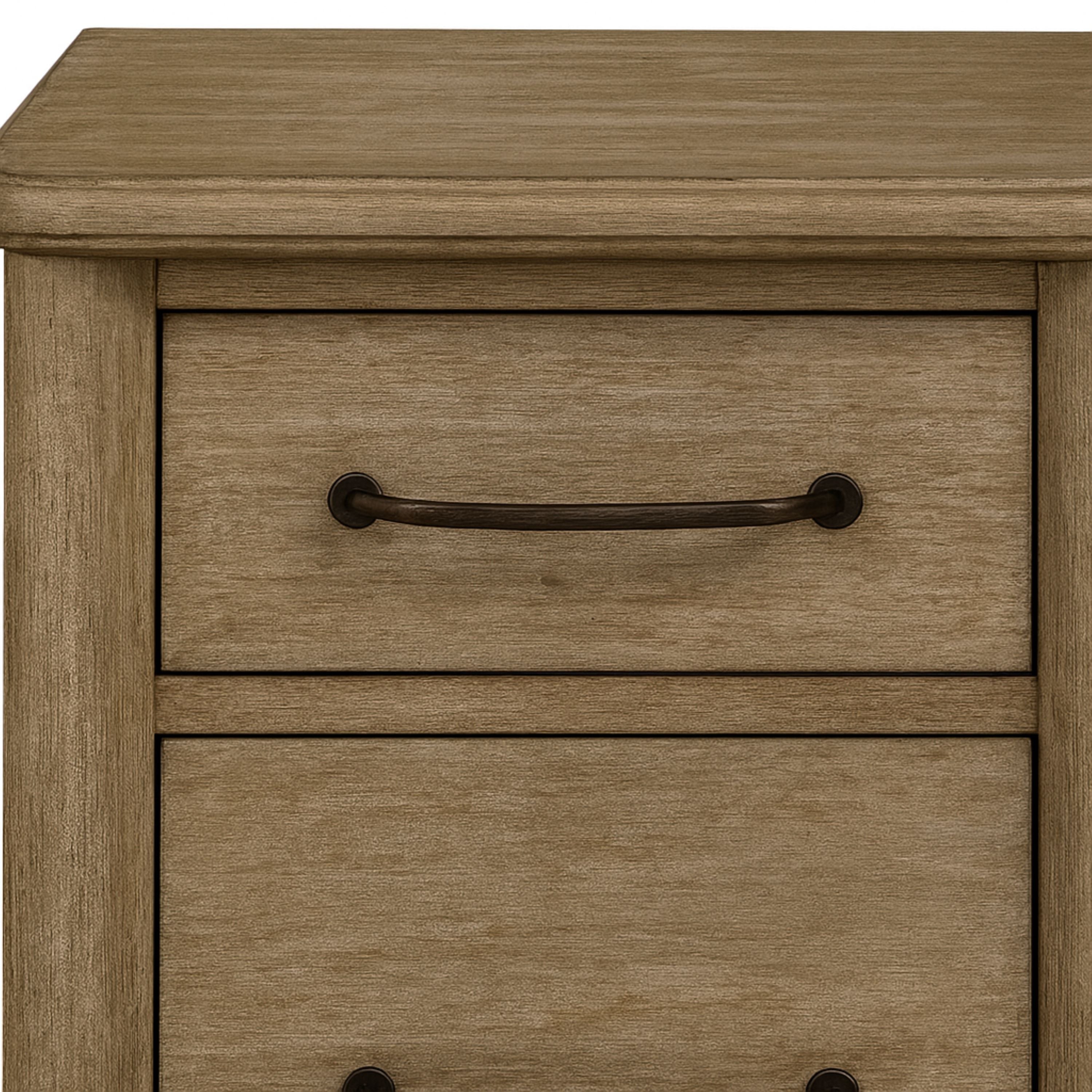 2 Drawer Filing Cabinet - Sand Storage Cabinet