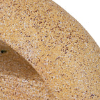 21.7x21.7x34.3" Cement Round Water Fountain with Light and Pump - Groovy Boardz