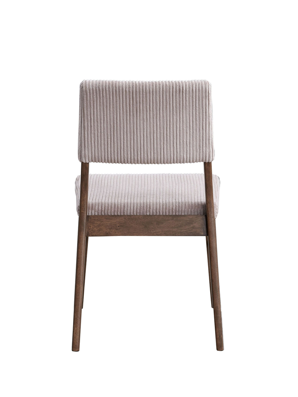 Seda Dusty Mauve Corduroy & Walnut Finish Side Chair (Set of 2)