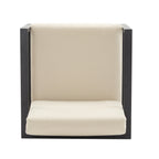 [Set of 2] 27.7'' Modern Outdoor Lounge Chair with Aluminum Frame, Weather-Resistant Cushions, Sleek Design, Perfect for Patio, Garden, or Balcony