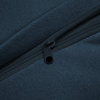 Set of 2 Slipcovered Armchairs,Deep Seat Accent Chair Set for Living Room, Reading Room, Bedroom and Working Spaces,Armchair Sets with Large Soft Pillows,Chenille Fabric, Blue