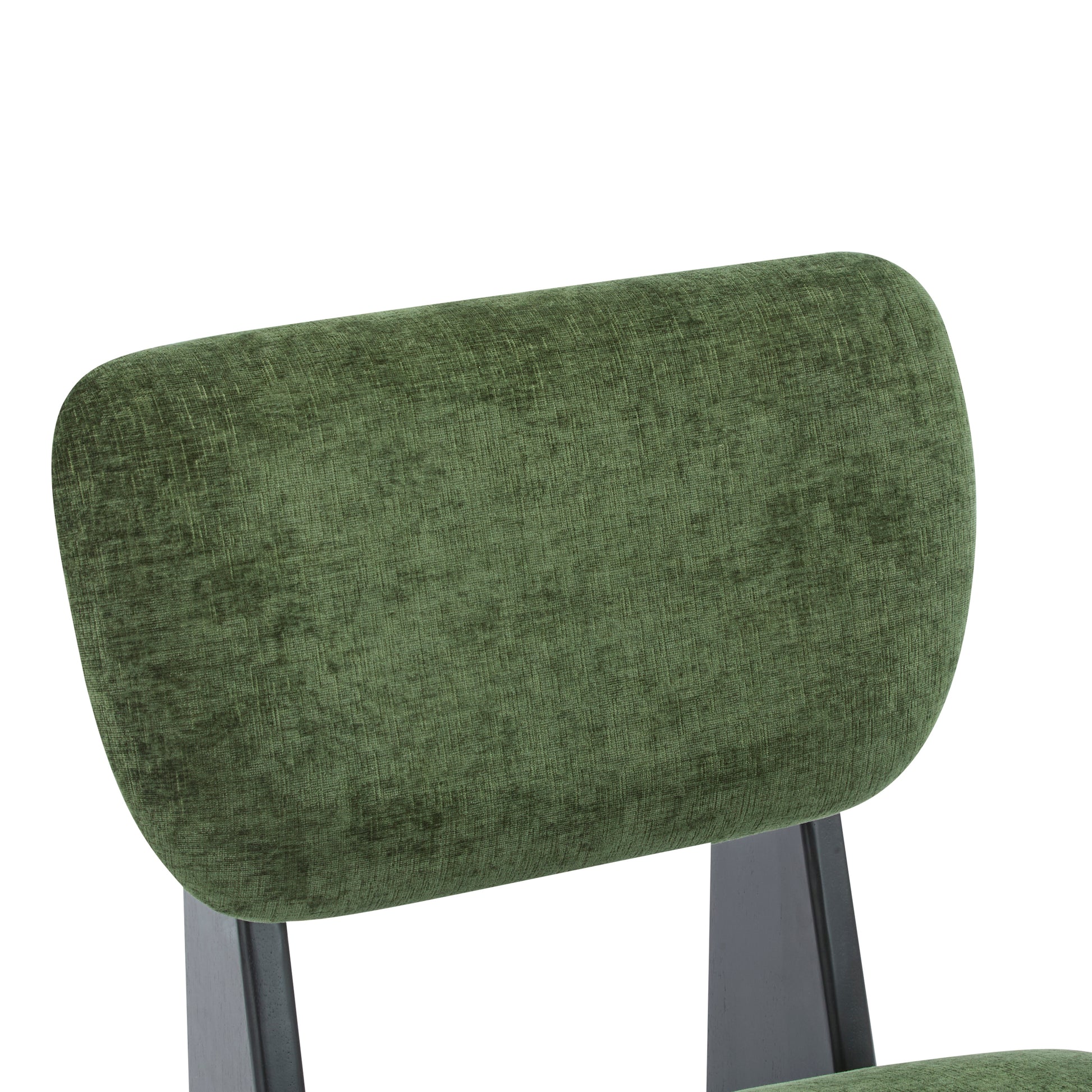 [Set of 2] Modern Lounge Chair with Polyester Upholstery, Sturdy Wood Base With Walnut Finish, Minimalist and Stylish Accent Seating for Living Room, Bedroom, or Office