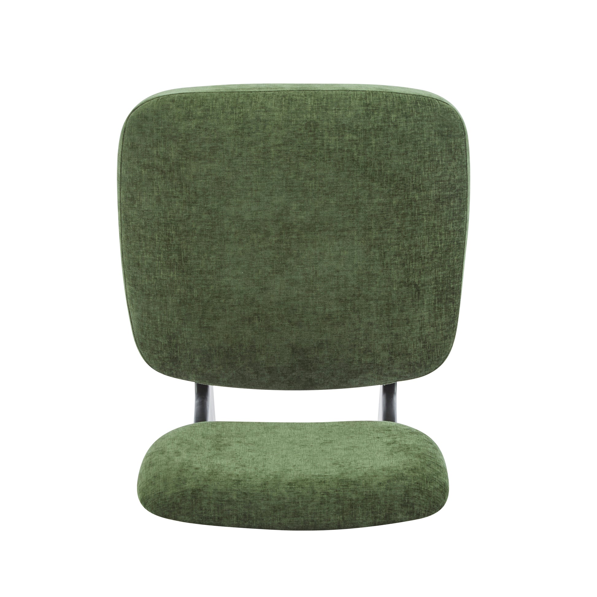 [Set of 2] Modern Lounge Chair with Polyester Upholstery, Sturdy Wood Base With Walnut Finish, Minimalist and Stylish Accent Seating for Living Room, Bedroom, or Office