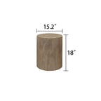 Set of 3 Nautral Wood Coffee Table with clear and visible tree rings