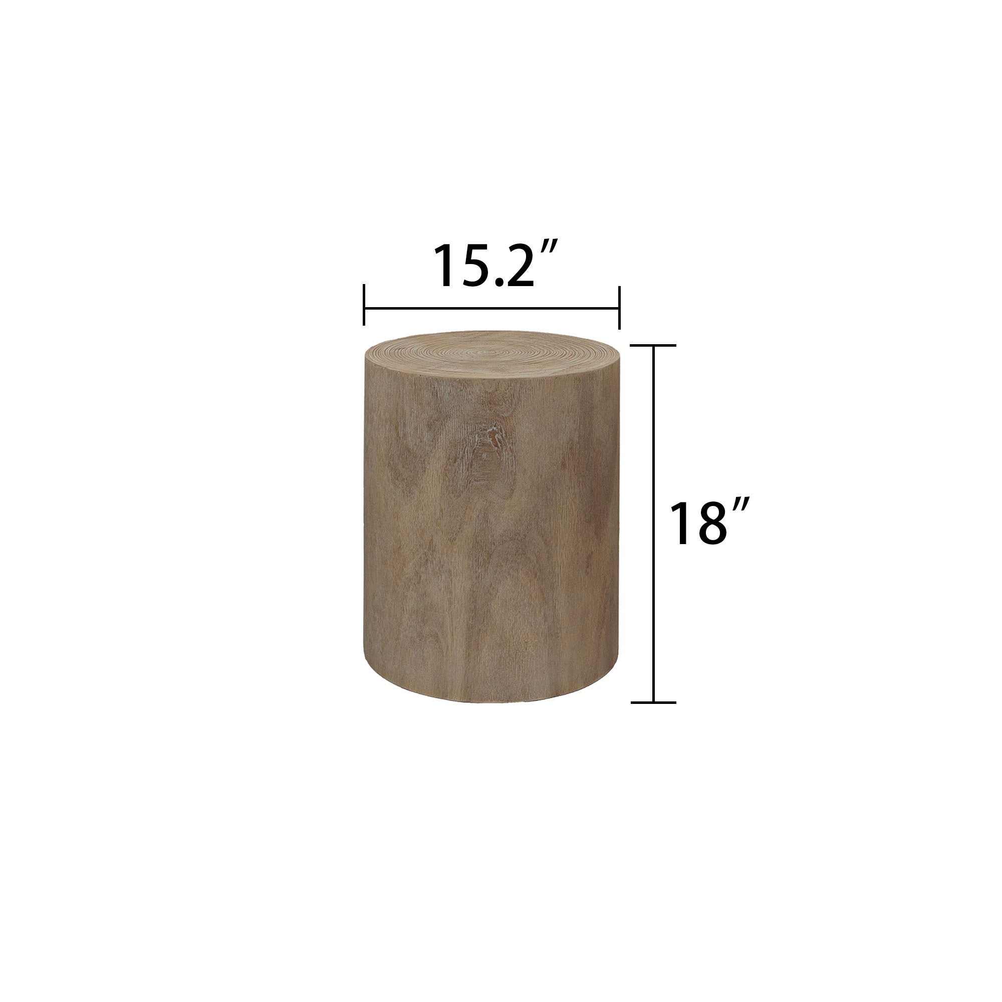 Set of 3 Nautral Wood Coffee Table with clear and visible tree rings