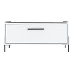 Shan Minimalistic White Coffee Table with Storage.