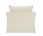 Shane Beige Linen Chair w/2 Pillows