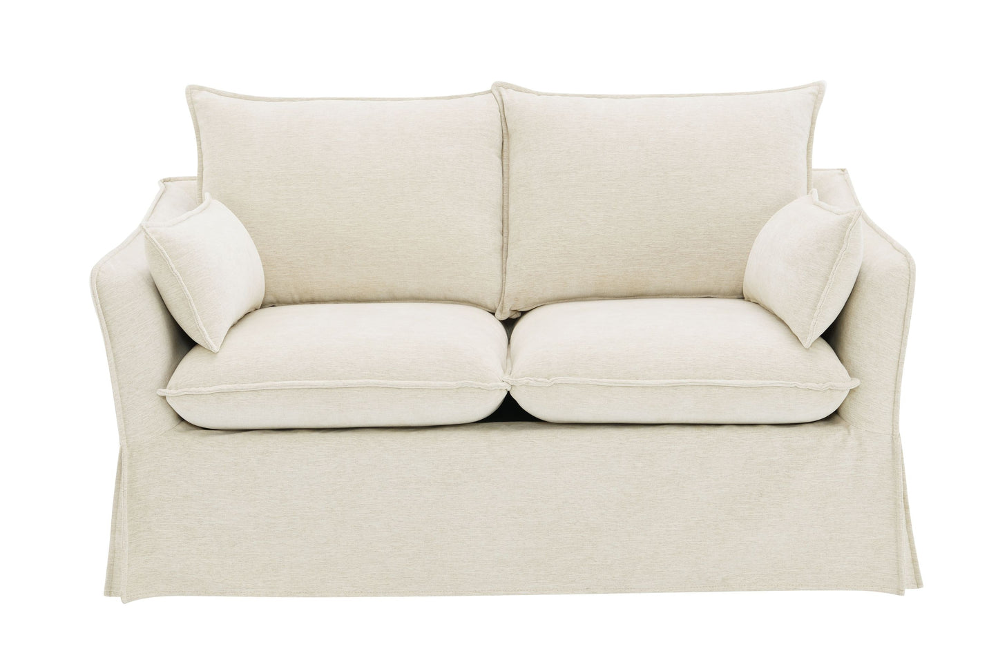 Shane Beige Linen 3Pcs Living Room Set (Sofa, Loveseat, Chair)