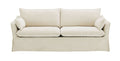 Shane Beige Linen Sofa w/2 Pillows