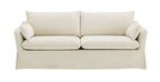 Shane Beige Linen Sofa w/2 Pillows