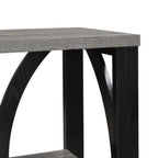 3-Tier Industrial Console Table,70.87 inch, Narrow Entry Table Long Table with Storage for Entryway, Living Room, Foyer, Hallway, black