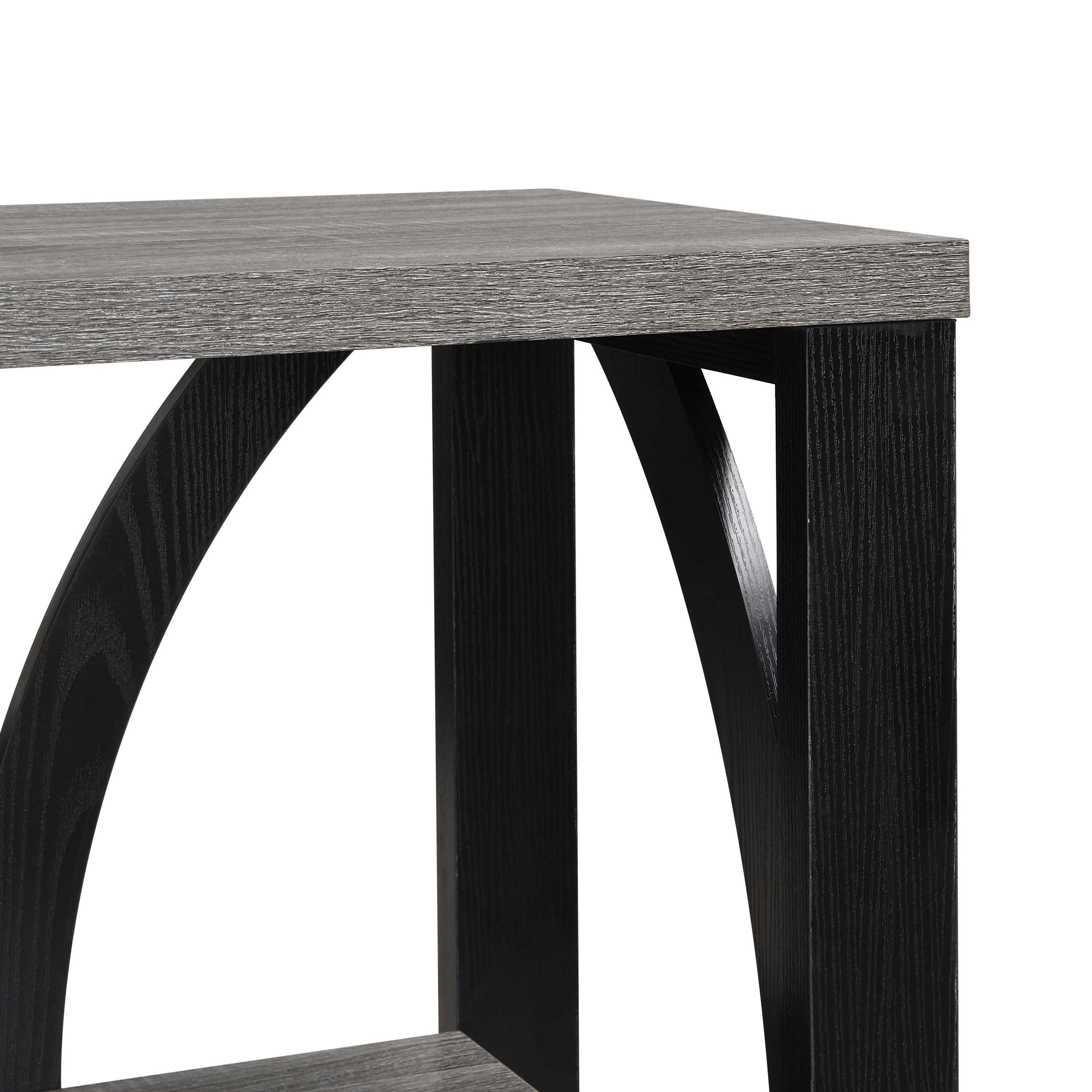 3-Tier Industrial Console Table,70.87 inch, Narrow Entry Table Long Table with Storage for Entryway, Living Room, Foyer, Hallway, black