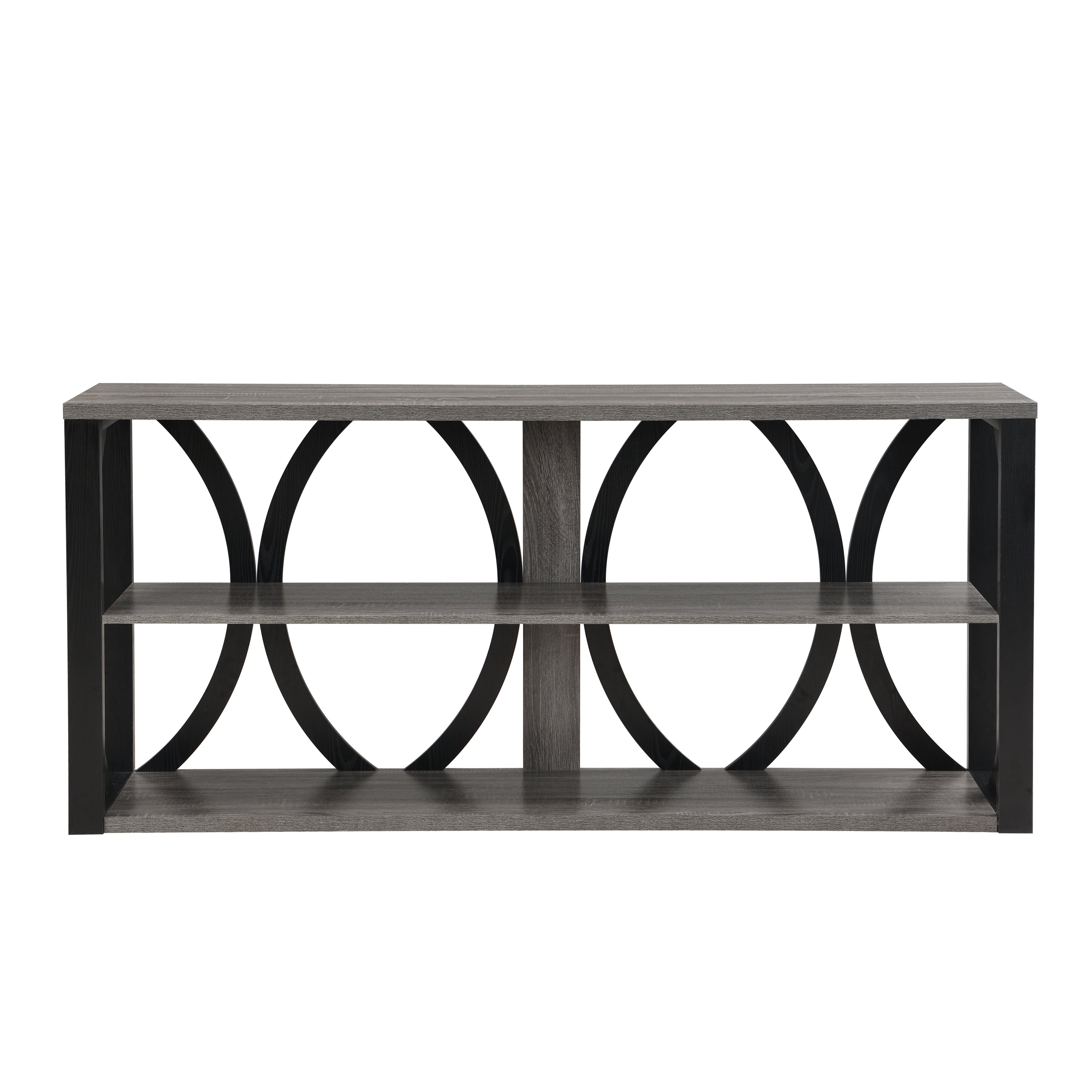 3-Tier Industrial Console Table,70.87 inch, Narrow Entry Table Long Table with Storage for Entryway, Living Room, Foyer, Hallway, black