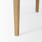 Tino Oak Wood Mid-Century Desk w/ 4 Drawers