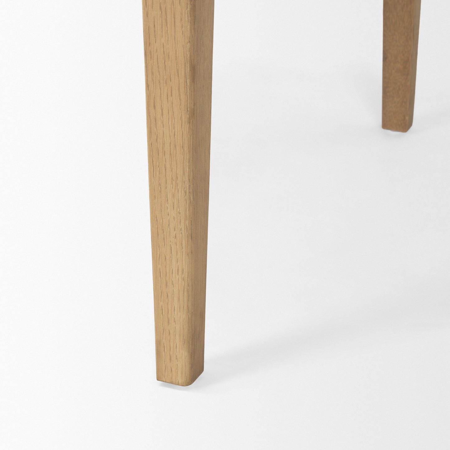 Tino Oak Wood Mid-Century Desk w/ 4 Drawers