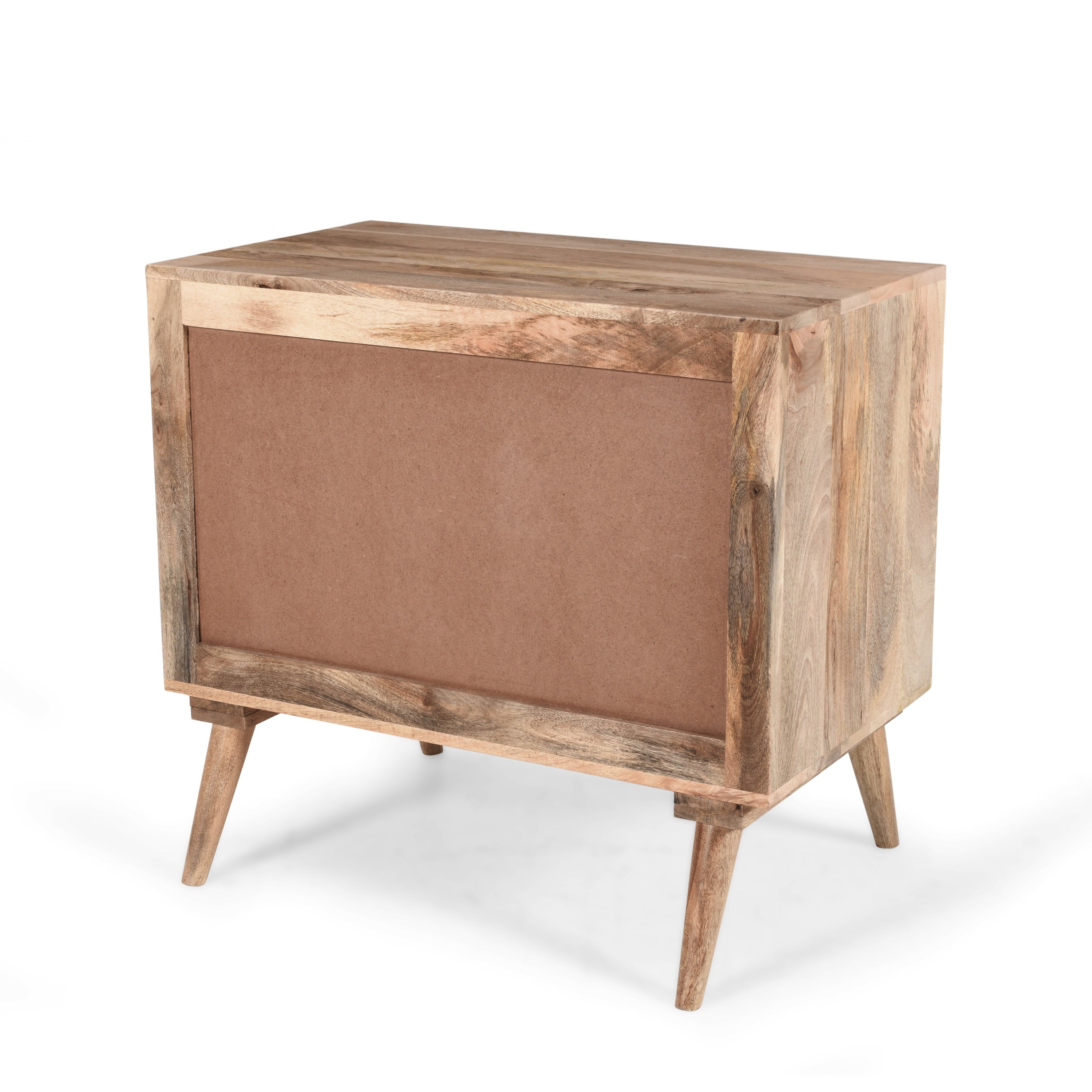 Stylish - Style 2 -Drawer 2 -Door Cabinet , Mango Wood in Natural Finish