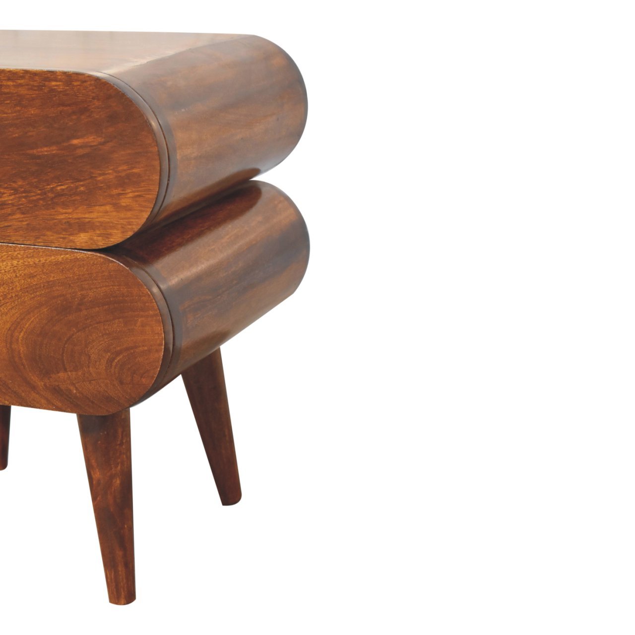 Artisan Furniture Solid Wood Bubble Chestnut Bedside