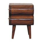 Artisan Furniture Solid Wood Bubble Chestnut Bedside