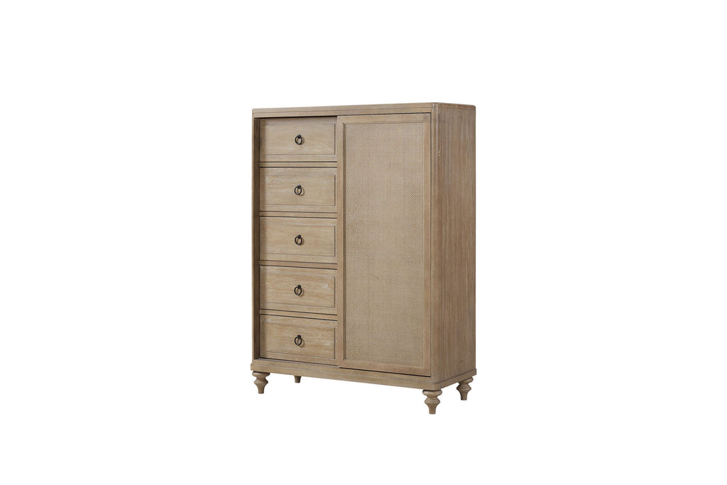 5 Drawer Door Chest Sand Finish