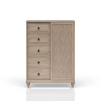 5 Drawer Door Chest Sand Finish