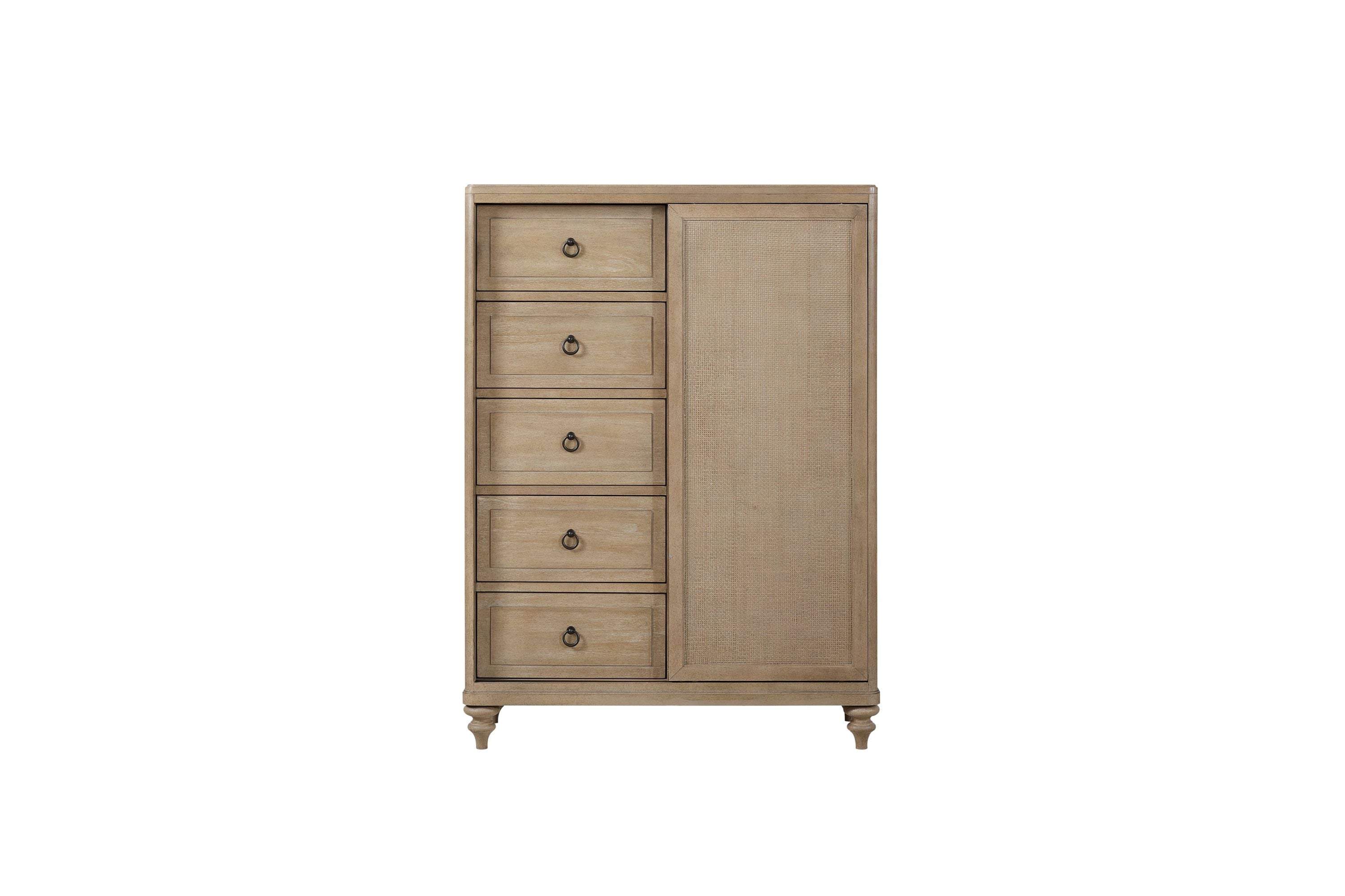 5 Drawer Door Chest Sand Finish