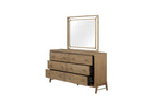 6 Drawer Dresser in Latte Finish