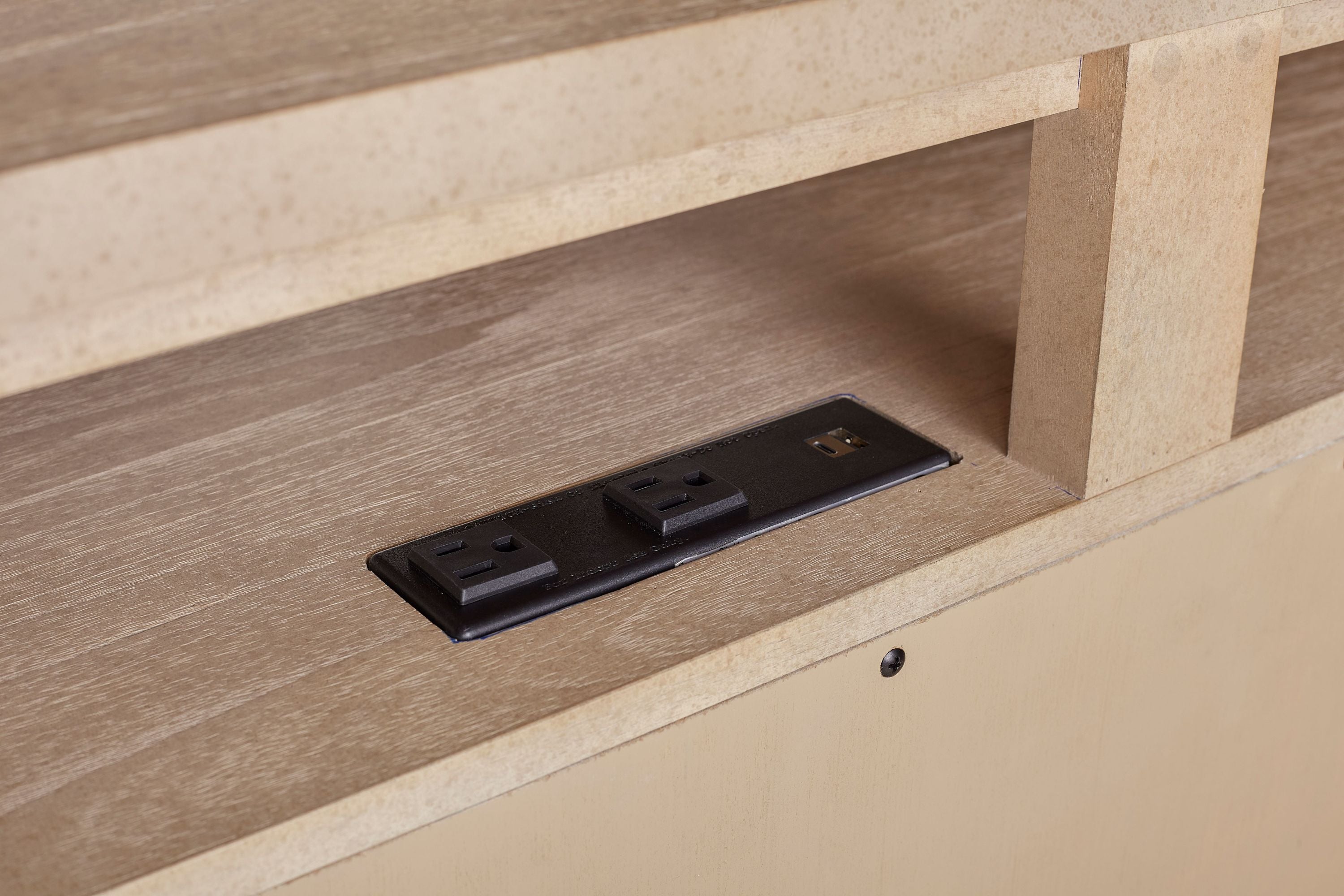 72' Entertainment Console in Sand Finish