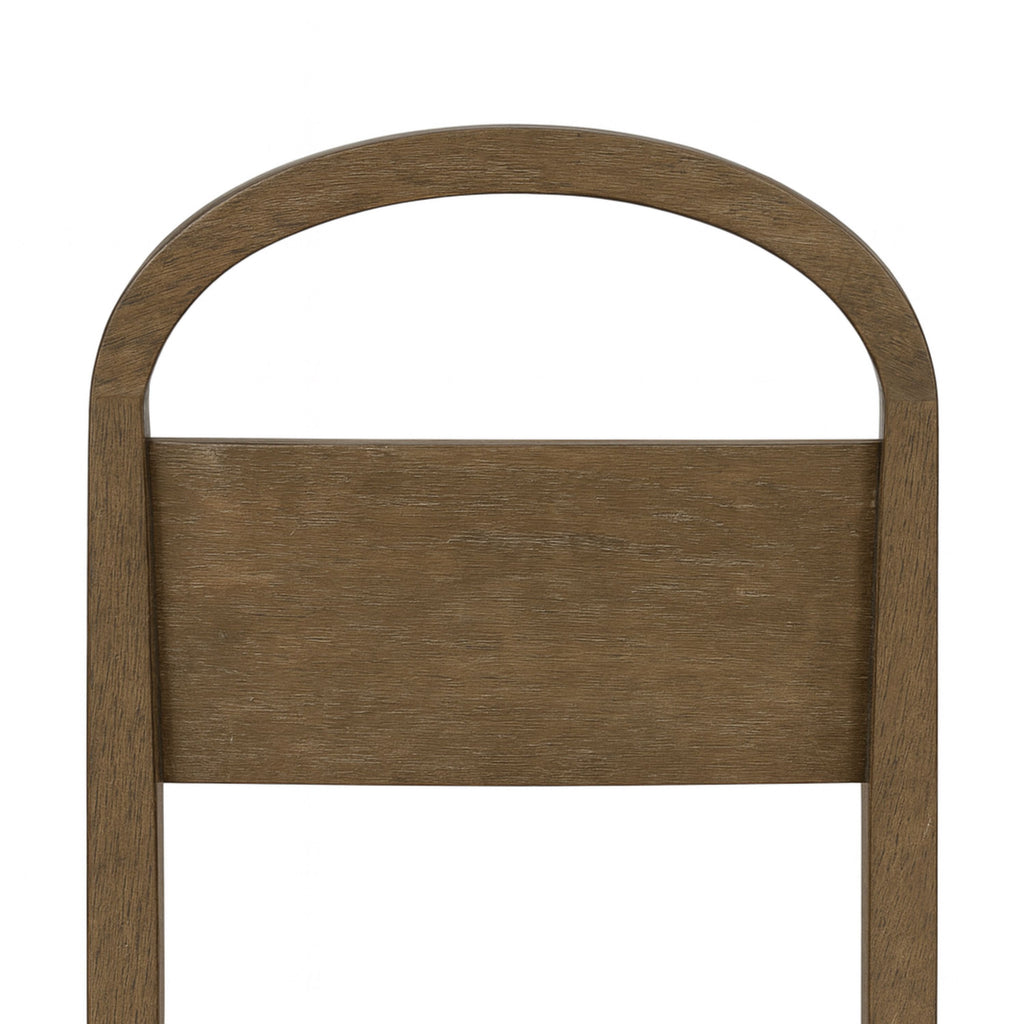 Wood Arch Back Chair - Cocoa/ White Sand (Set of 2) Dining Chair