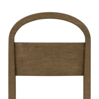 Wood Arch Back Chair - Cocoa/ White Sand (Set of 2) Dining Chair