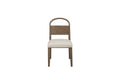 Wood Arch Back Chair - Cocoa/ White Sand (Set of 2) Dining Chair