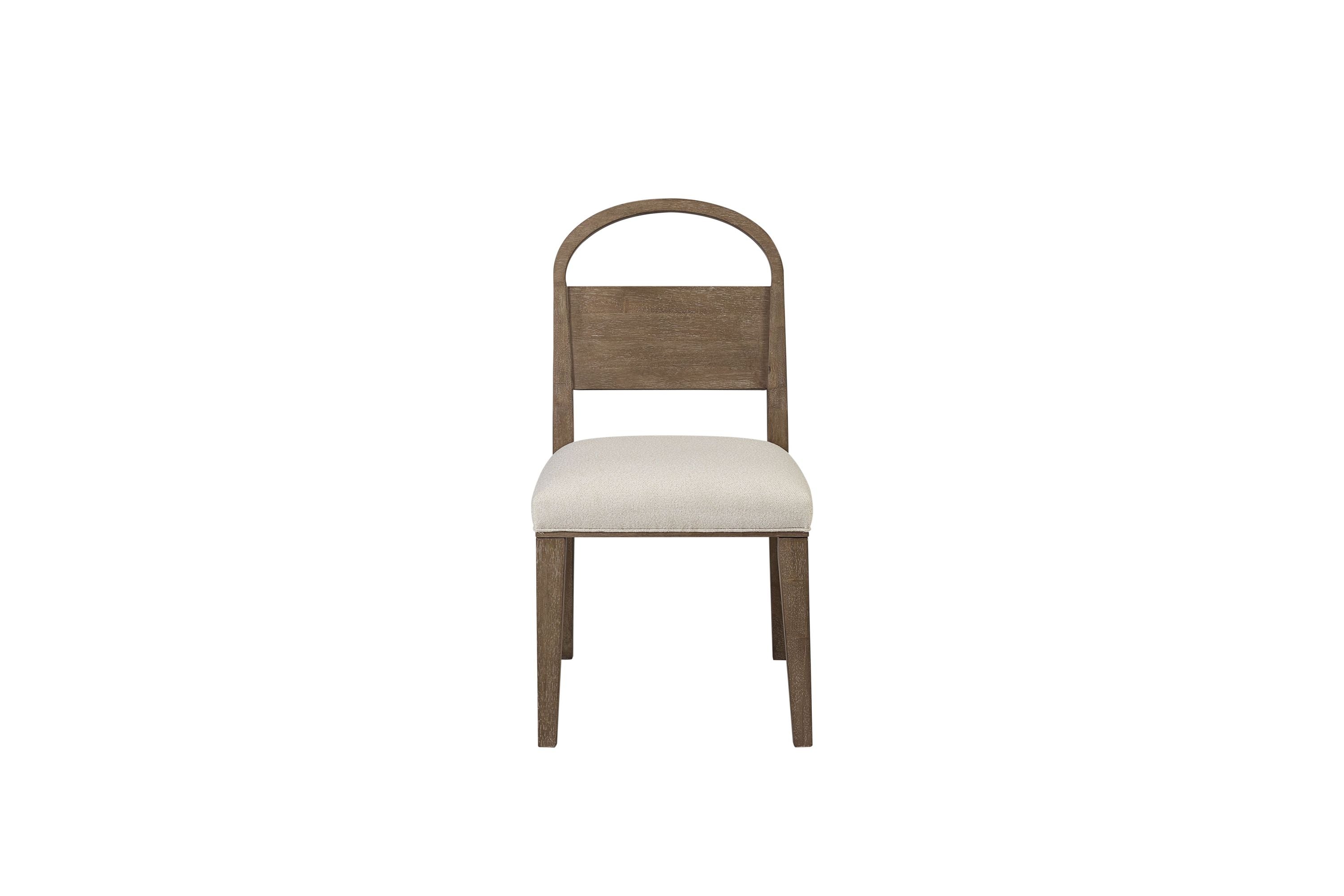 Wood Arch Back Chair - Cocoa/ White Sand (Set of 2) Dining Chair