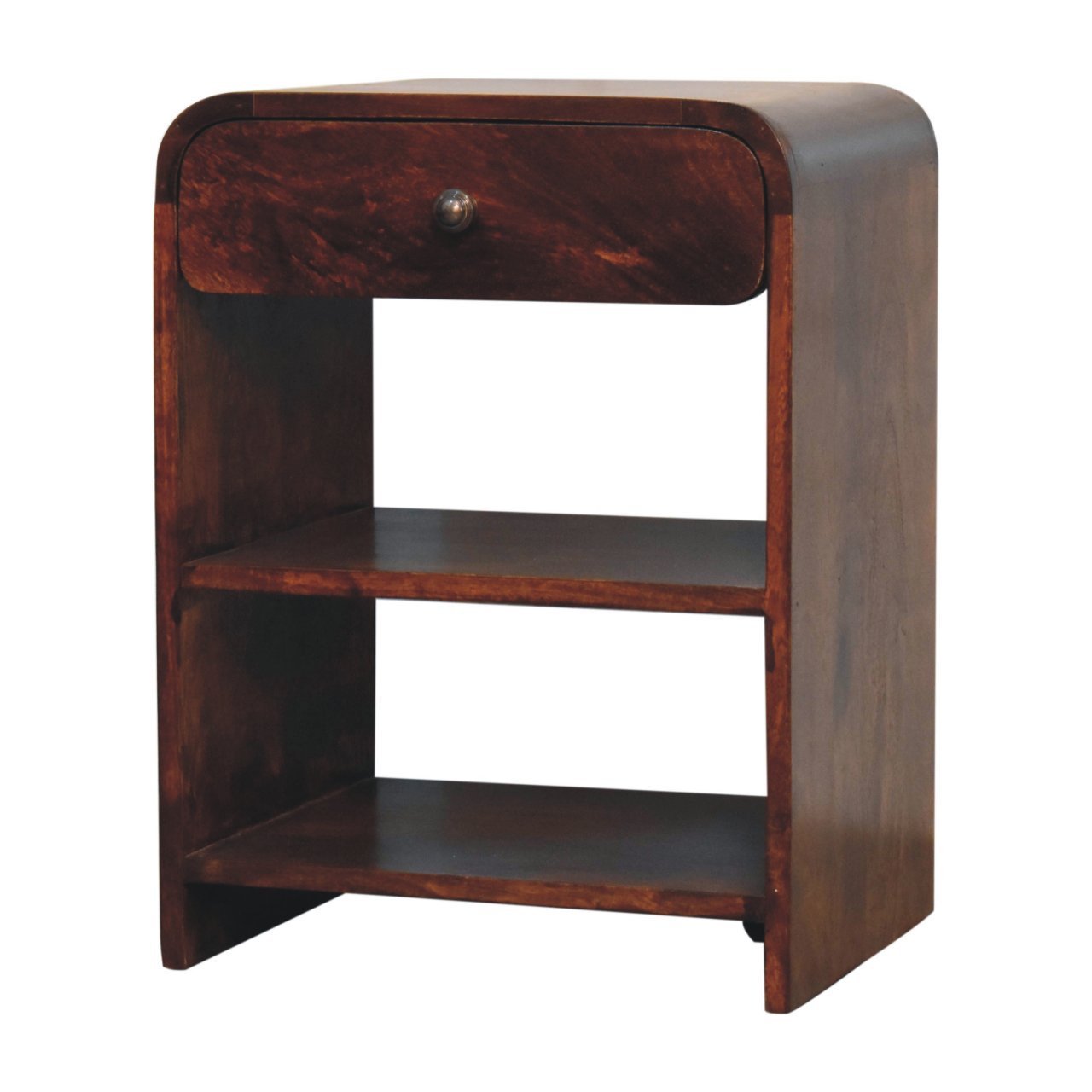 Artisan Furniture Solid Wood Aspen Open Bedside