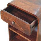Artisan Furniture Solid Wood Aspen Open Bedside