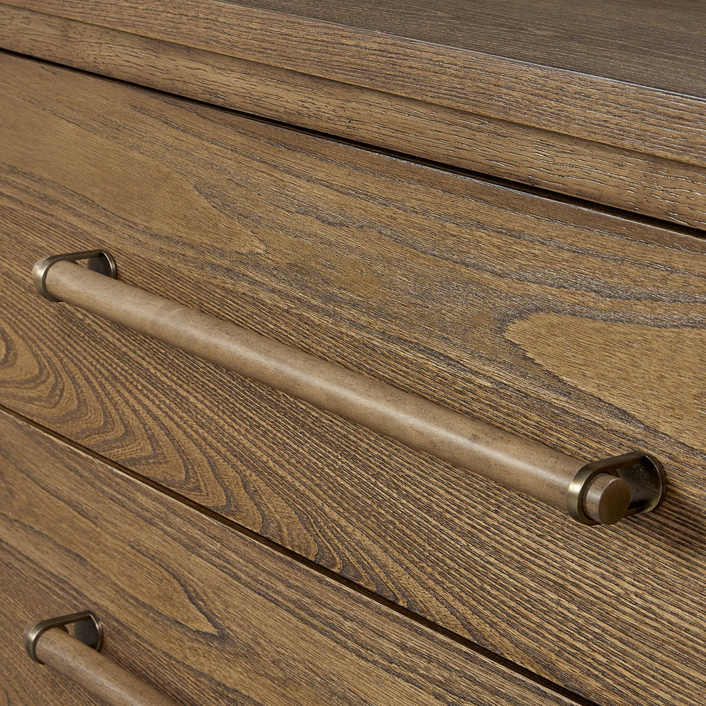 Metal Base Latte Sideboard