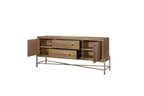 Metal Base Latte Sideboard