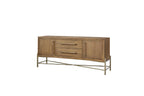 Metal Base Latte Sideboard