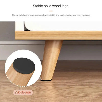 Solid Wood TV Stand Modern Farmhouse Boho with Doors  for the Living Room 120-200cm Length Adjustable Shelf