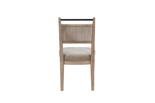Rope Back Chair - Toffee/ Carmel