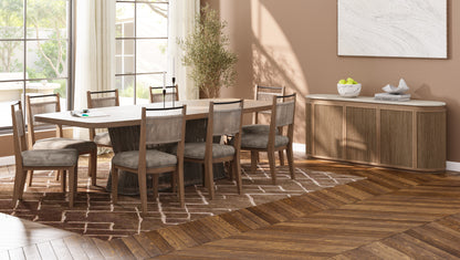 Rope Back Chair - Toffee/ Carmel