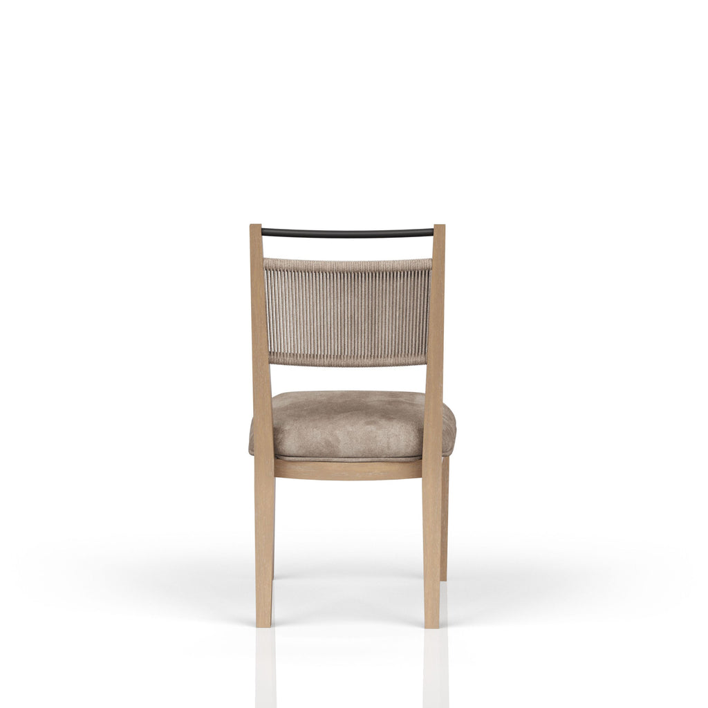 Rope Back Chair - Toffee/ Carmel