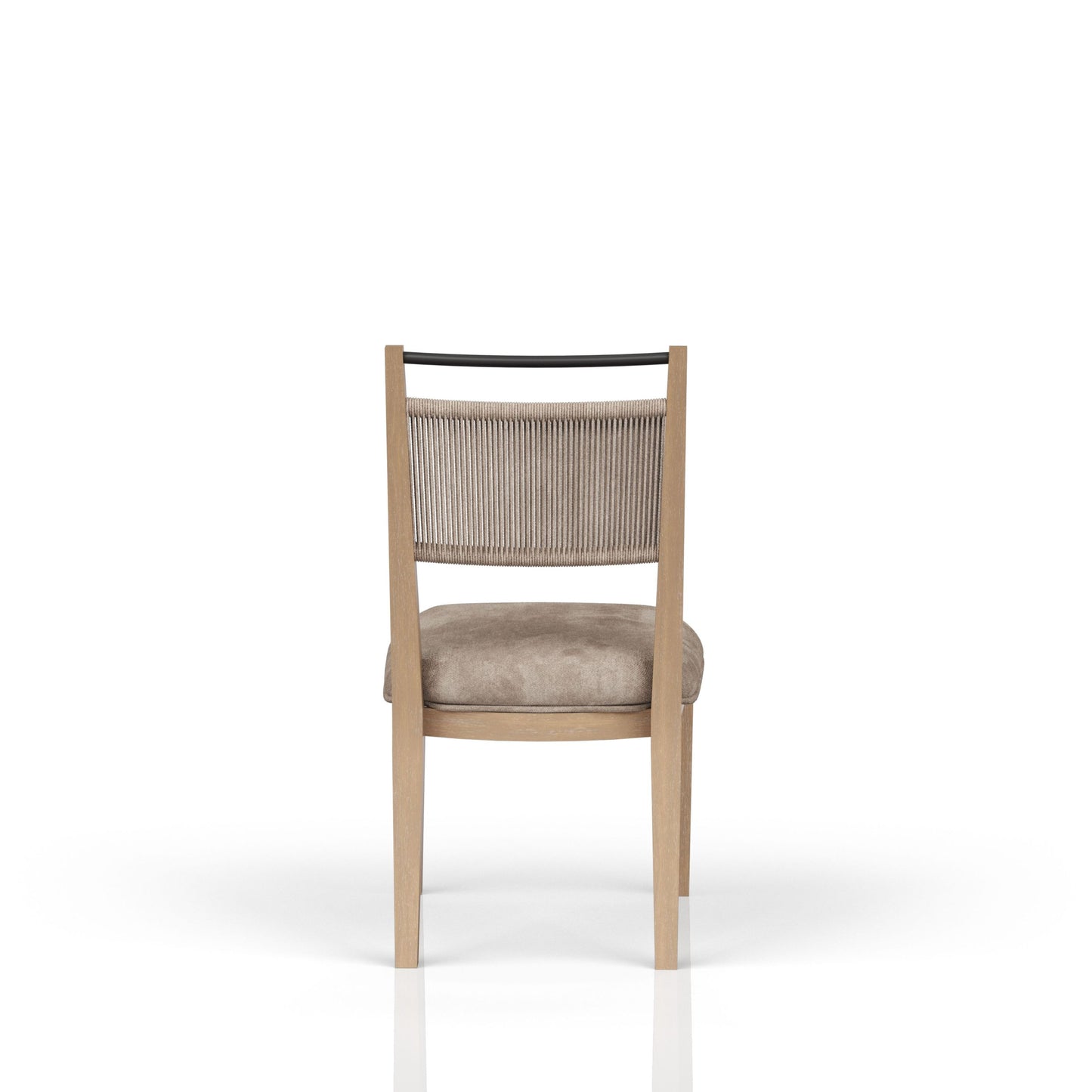 Rope Back Chair - Toffee/ Carmel