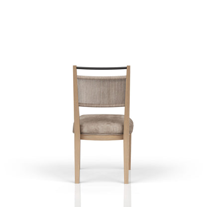 Rope Back Chair - Toffee/ Carmel