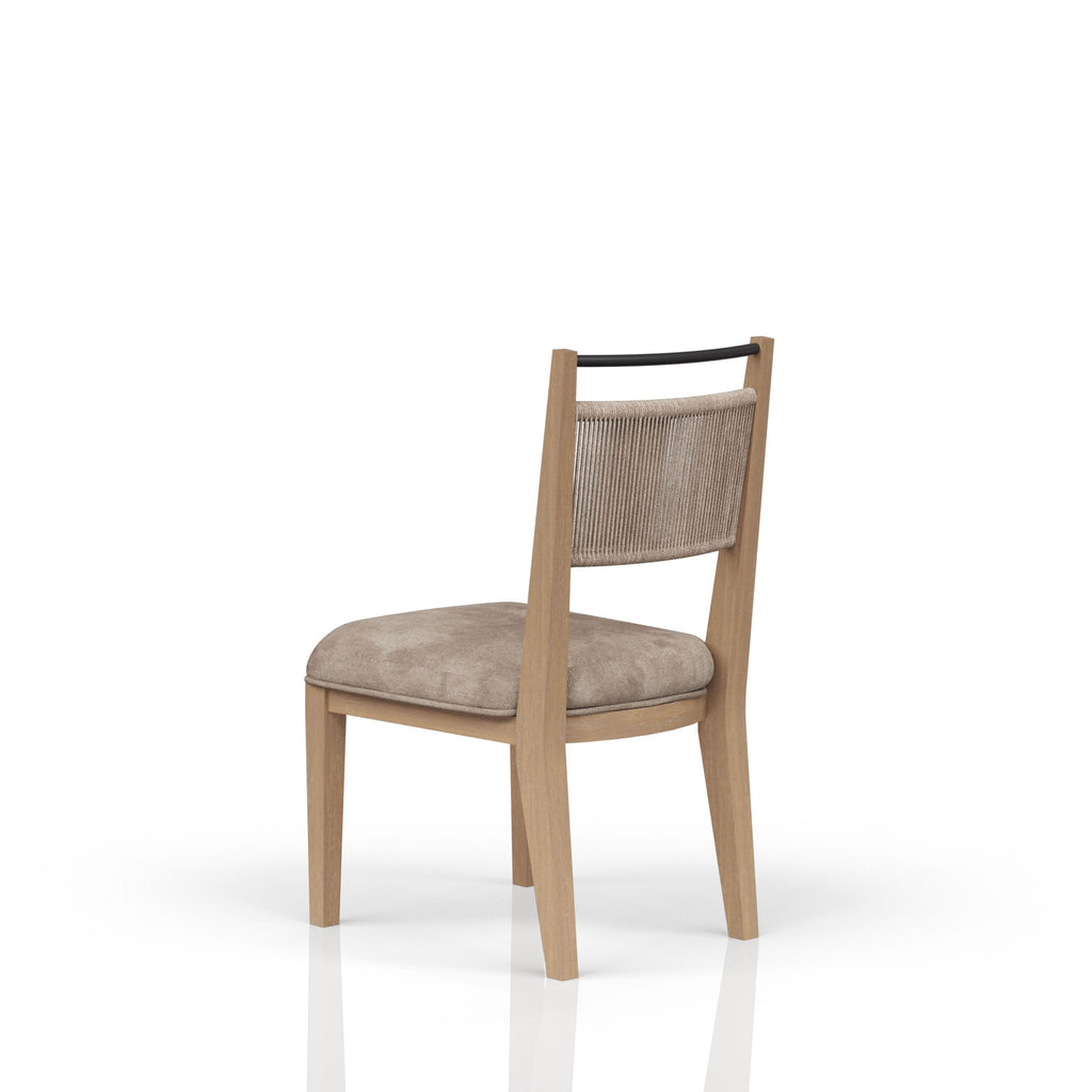 Rope Back Chair - Toffee/ Carmel