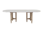 Triad Double Pedestal Dining Table with Leaf