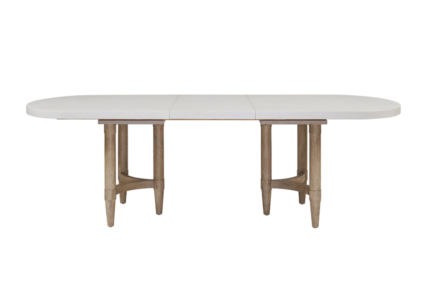 Triad Double Pedestal Dining Table with Leaf